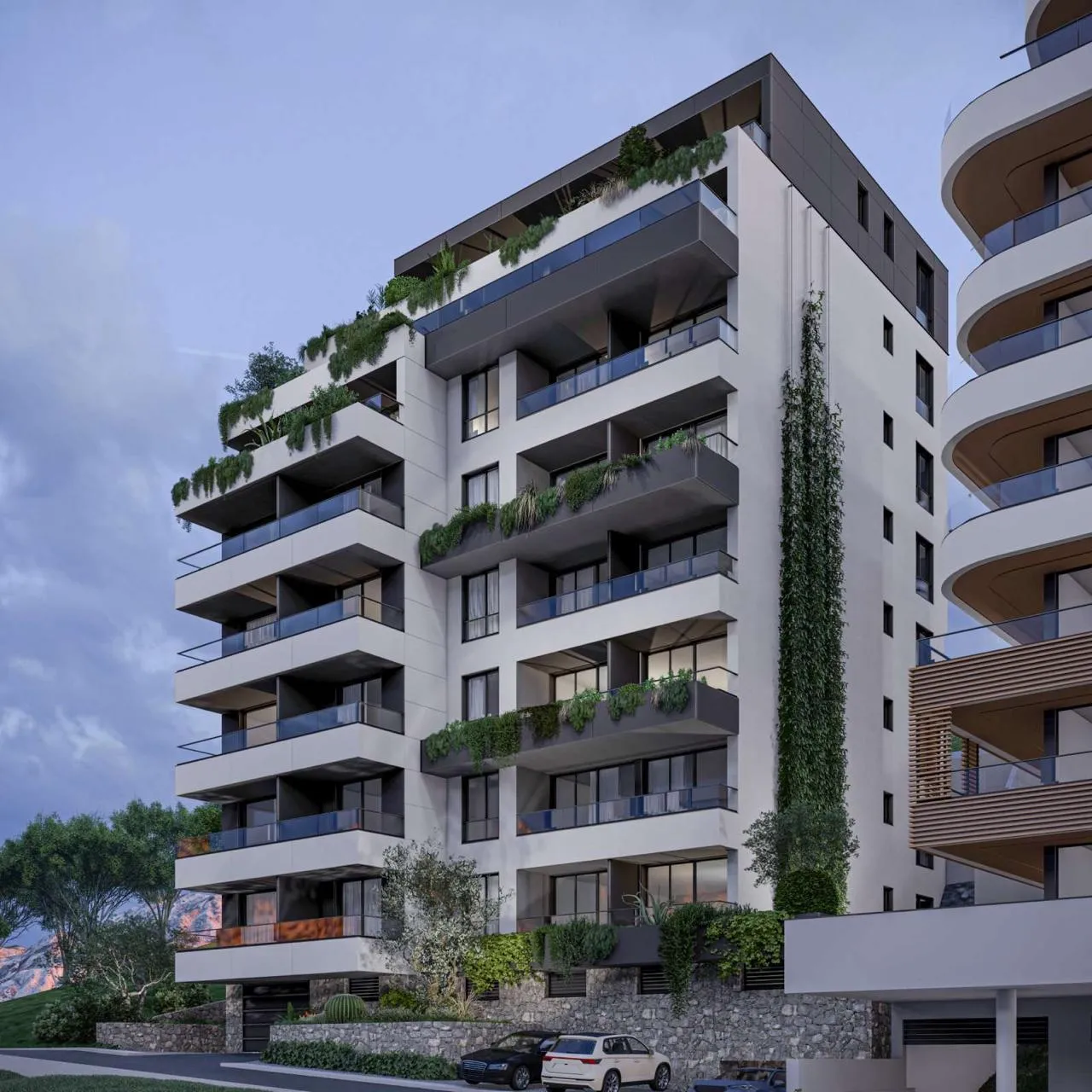 Exklusiver Neubau in Budva | Studios sowie Wohnungen mit 1, 2 oder 3 Schlafzimmern
